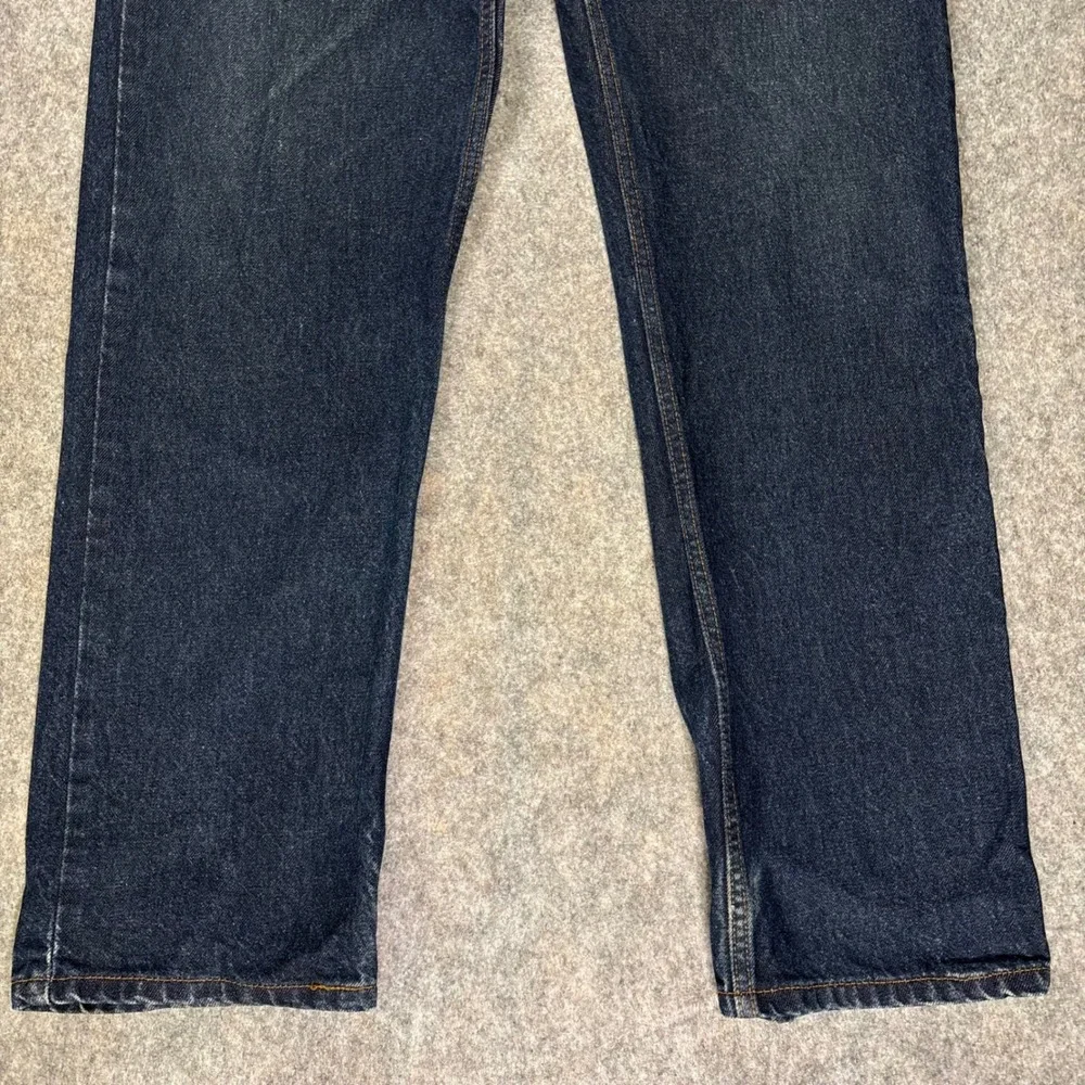 VTG Levi's 505 Regular Fit Dark Wash Denim Jeans Mens 36x32 (36x33) Workwear Y2K